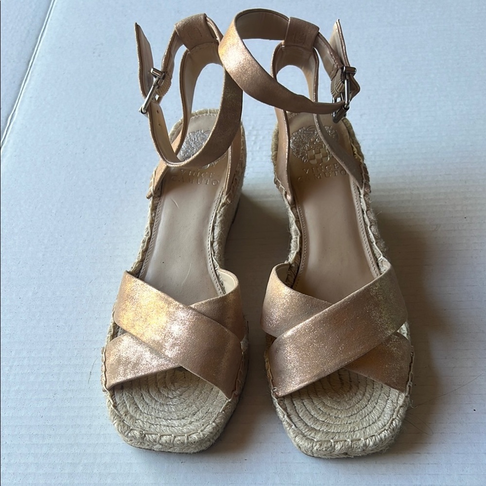 Vince Camuto Women's Metallic Espadrille Sandals